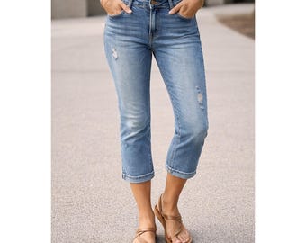 Womens Silver Jeans Eylse Capri's, W31 Leg 22 1/2