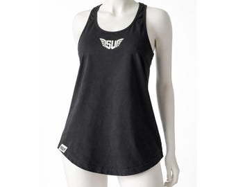 SWEAT Active Black Racerback Tank Top Women's Athletic Gym Workout Shirt Size M