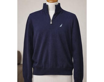 Nautica Sweater  1/4 Zip Size Small
