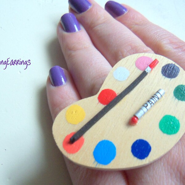 Let's Paint Artist Paint Tray Ring