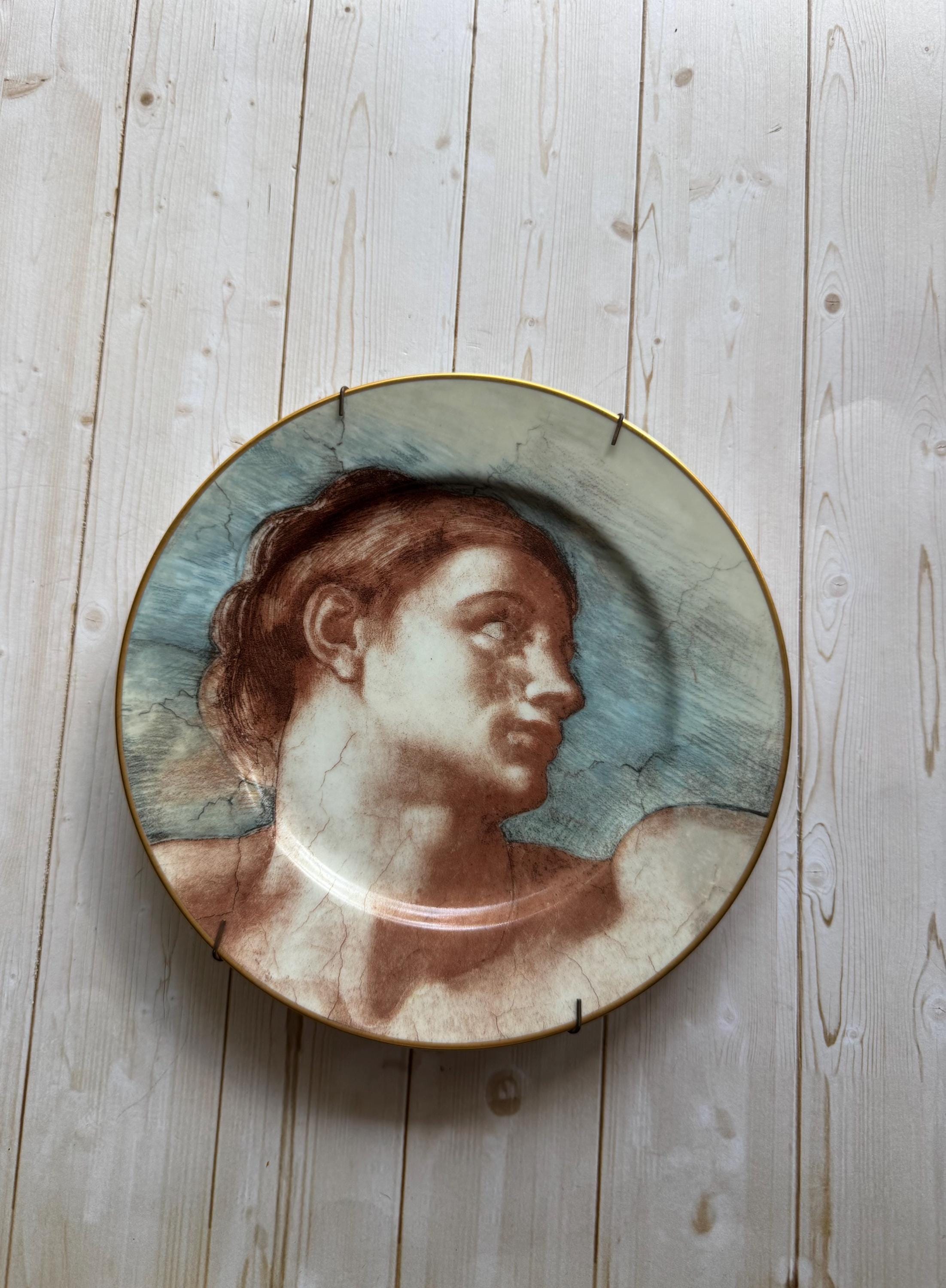 Vintage Fitz and Floyd Porcelain Michelangelo III Collectible