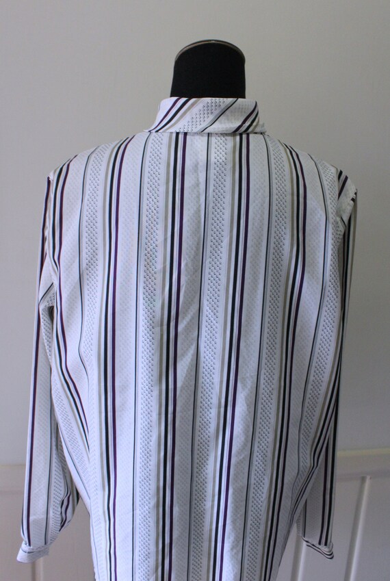 Vintage Lucky Me Women's Striped Pattern Polyeste… - image 6