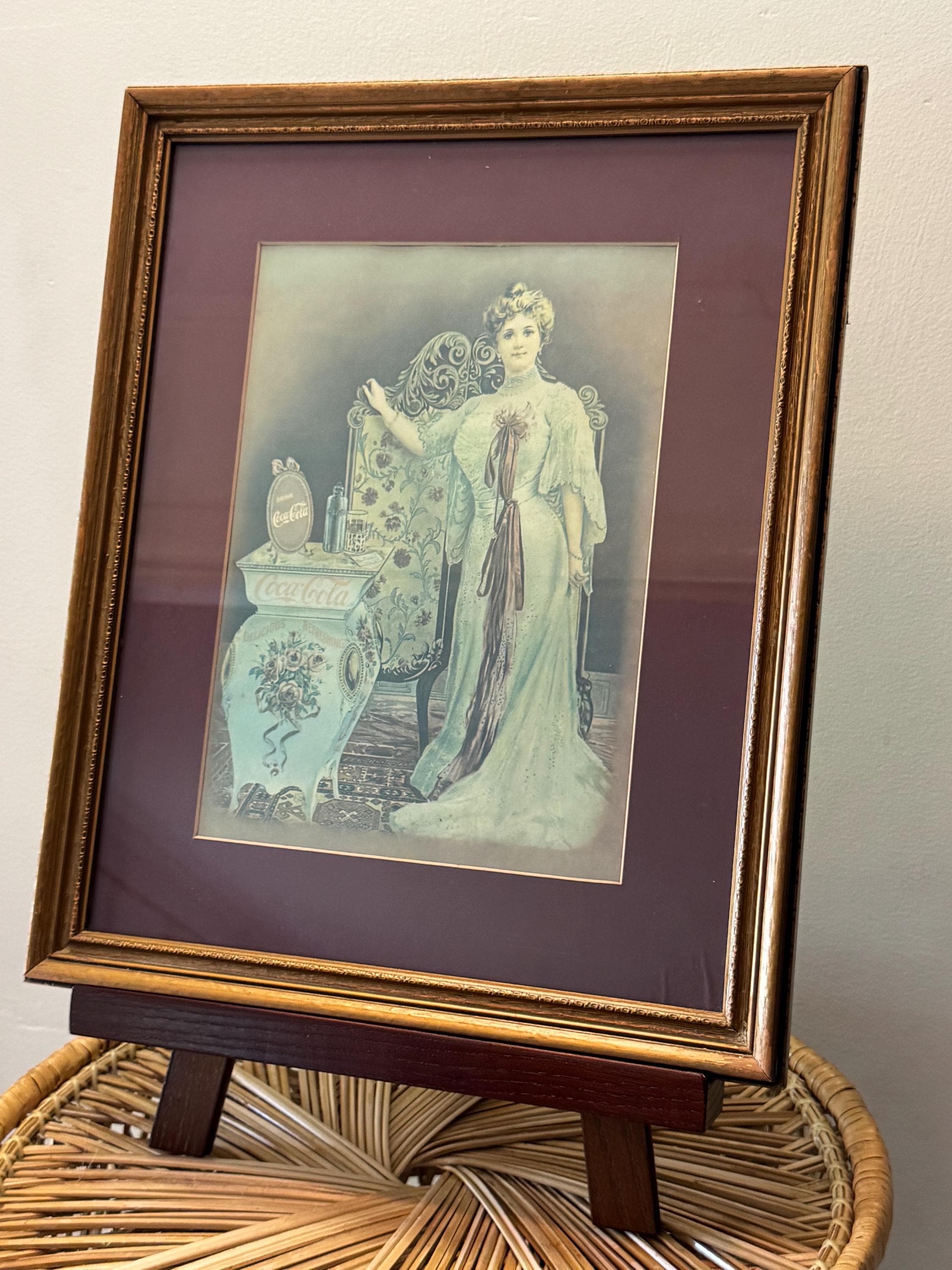 Vintage Framed Lillian Norton-nordica American Operatic Soprano