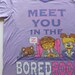 Vintage Meet You In The Bored Room Garfield and Odie as Donald Trump and Ivana Trump Graphic Nightgown T-Shirt 1980s