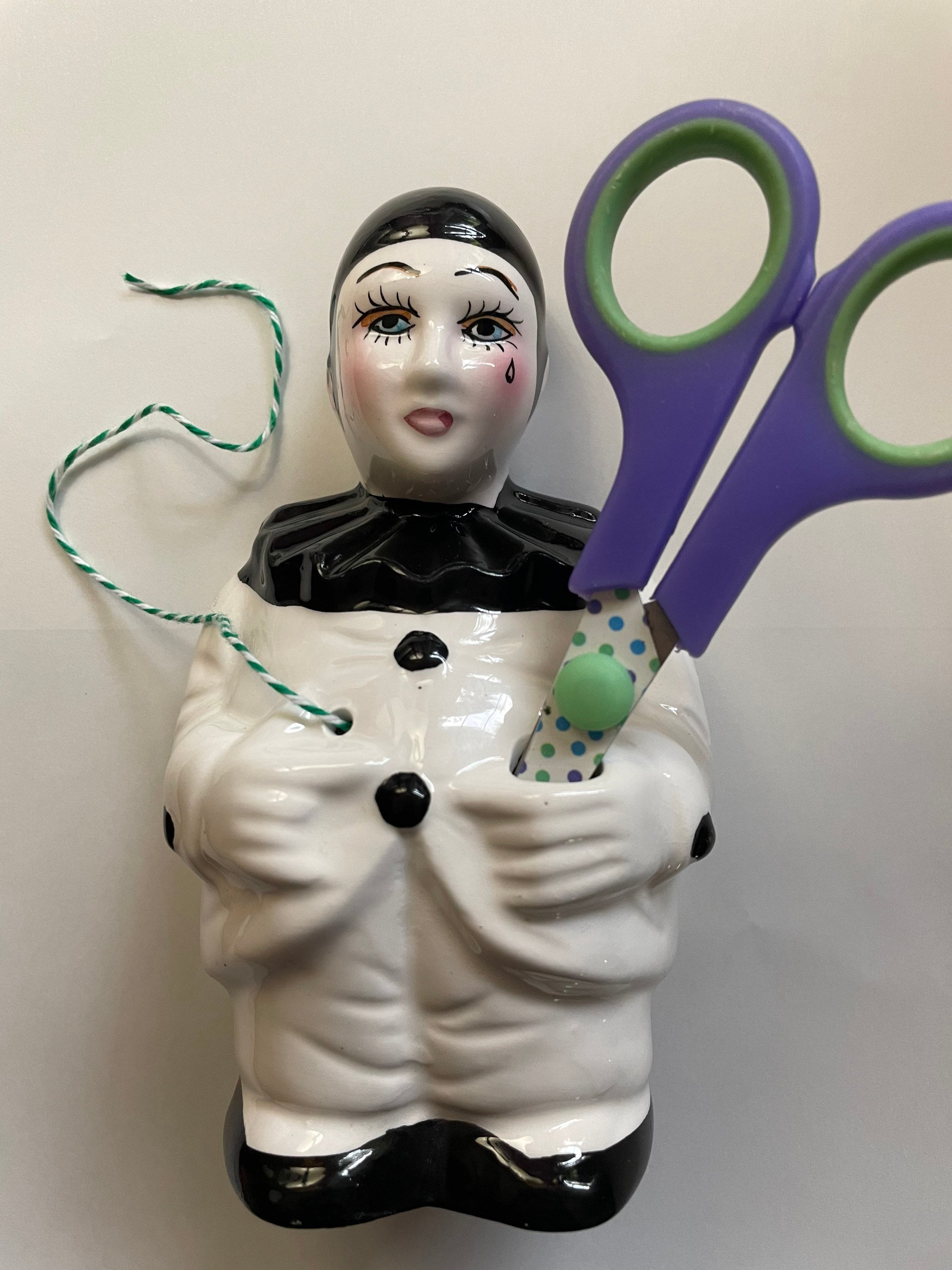 Vintage Clown Statue - Etsy