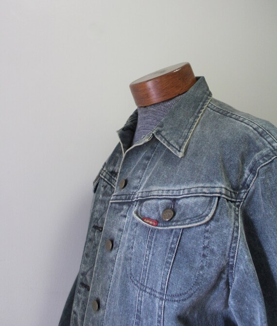 Vintage Ms Lee Women's Denim Jacket Size 11/12 19… - image 4