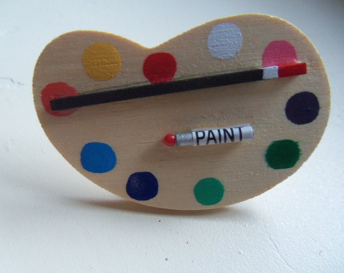 Let's Paint Artist Paint Tray Ring Etsy
