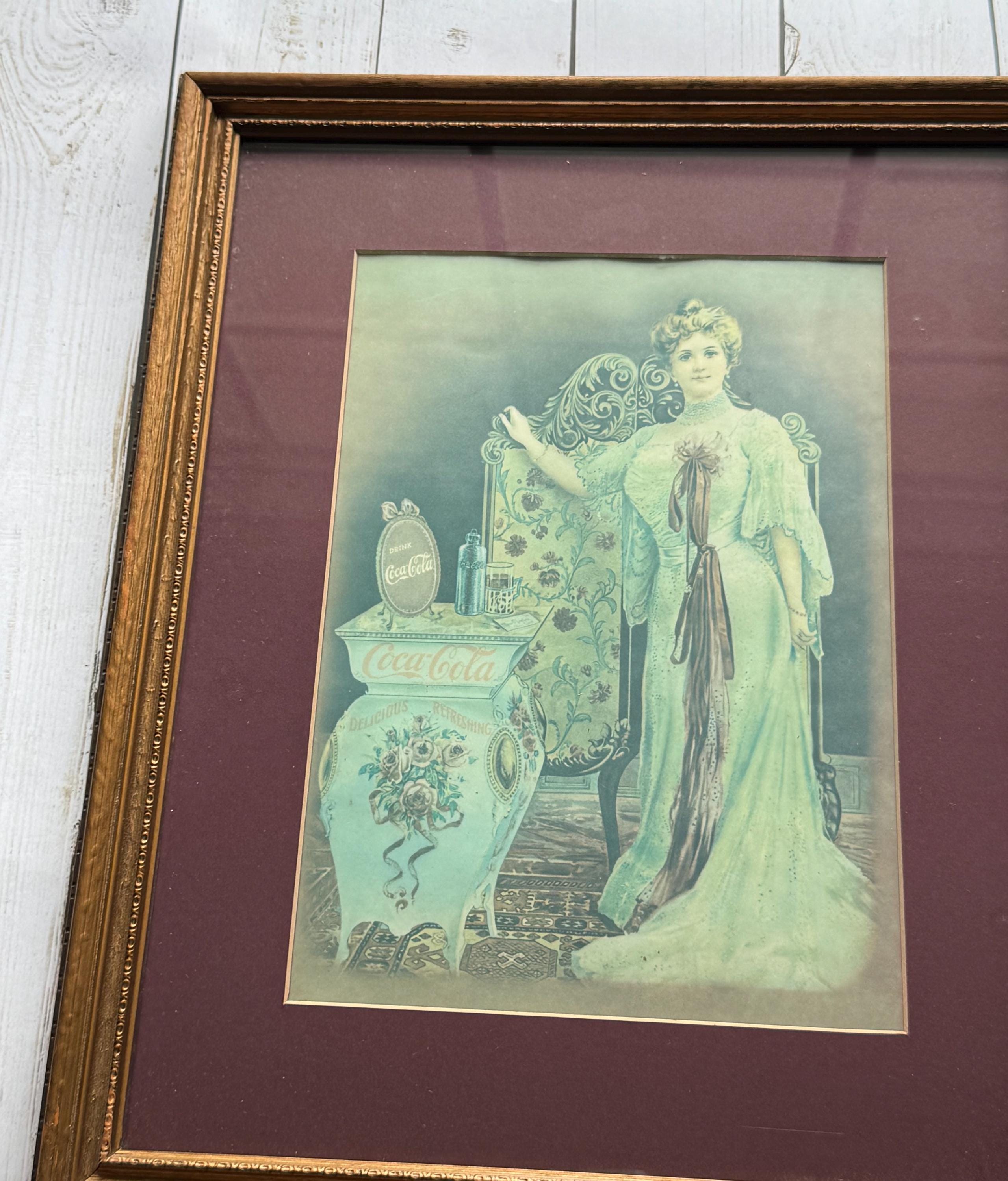 Vintage Framed Lillian Norton-nordica American Operatic Soprano