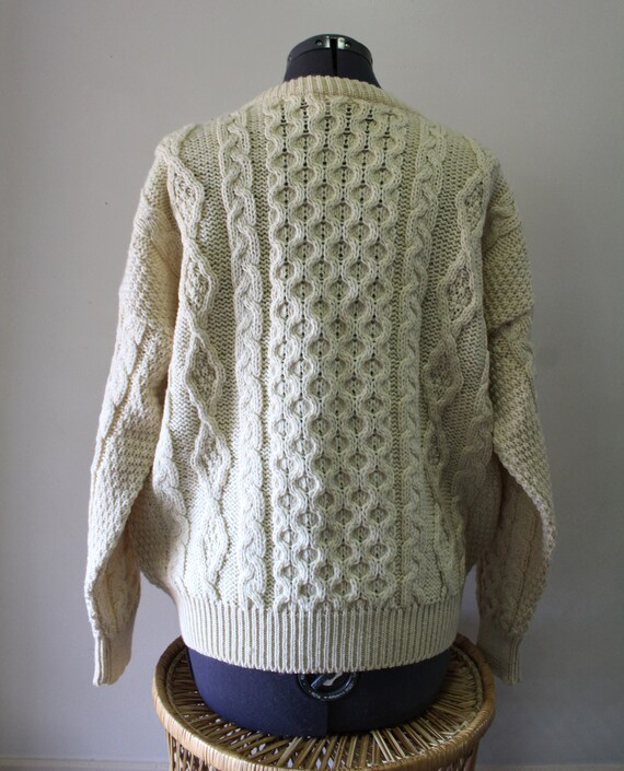 Vintage Western Island Wool Knit Cardigan Sweater… - image 5