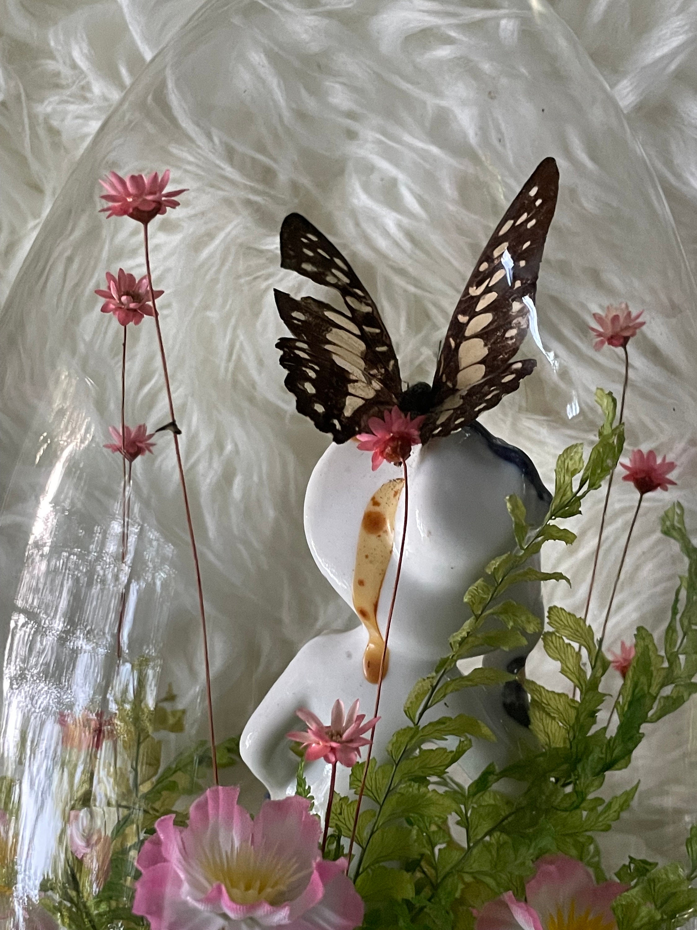 Carillon A Vento Con Farfalla Spoontiques 10722 – Campanello Eolico Per Interni/Esterni, Decorazione Giardino