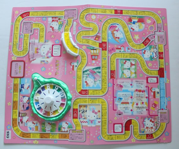 Vintage RARE New Milton Bradley Takara Hello Kitty the Game of