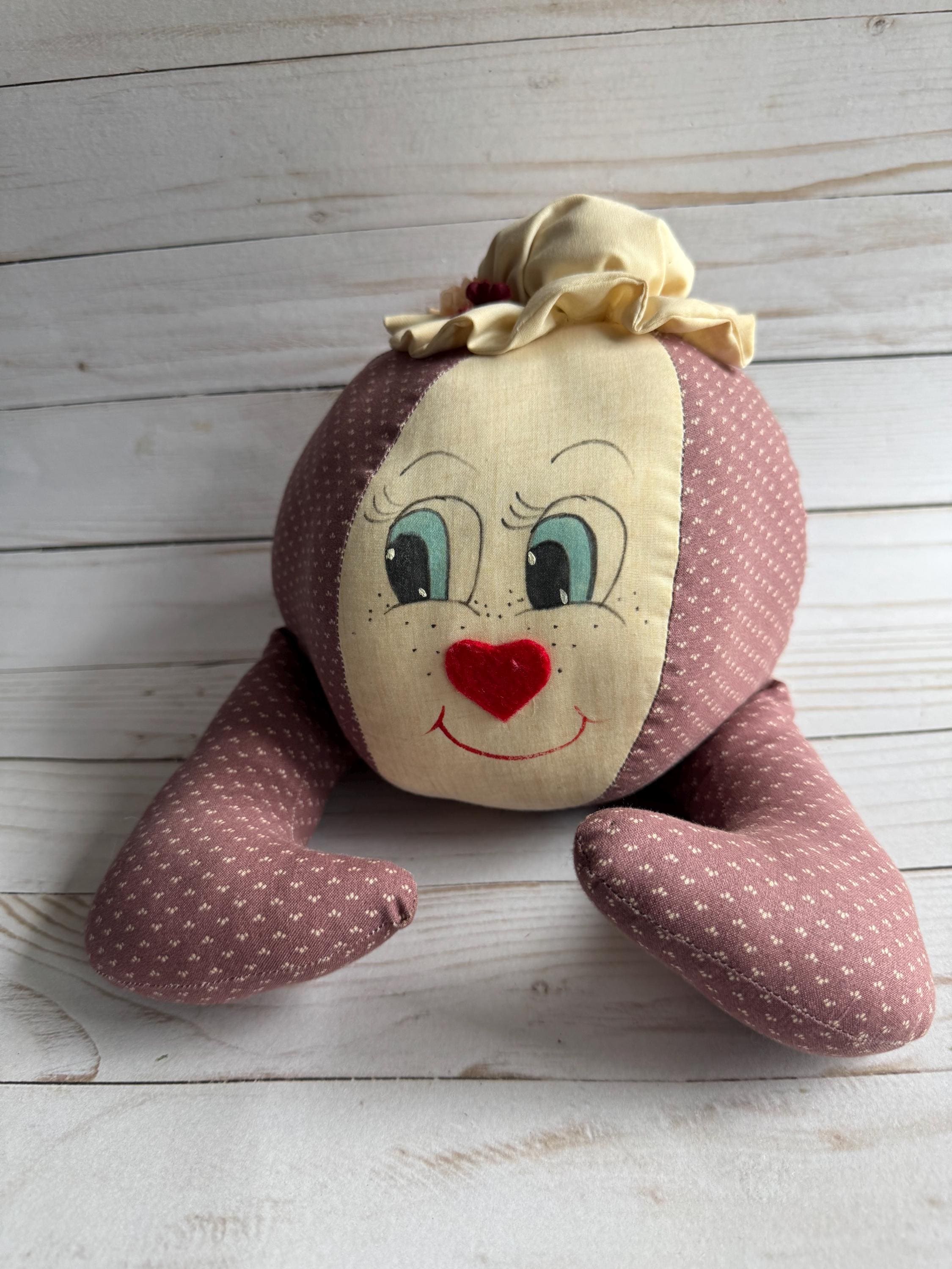 ヴィンテージハンドメイド生地ぬいぐるみクッション 1970年代 - Etsy 日本