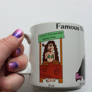 Vintage Russ Famous Working Women In History Coffee Mug 1980s
