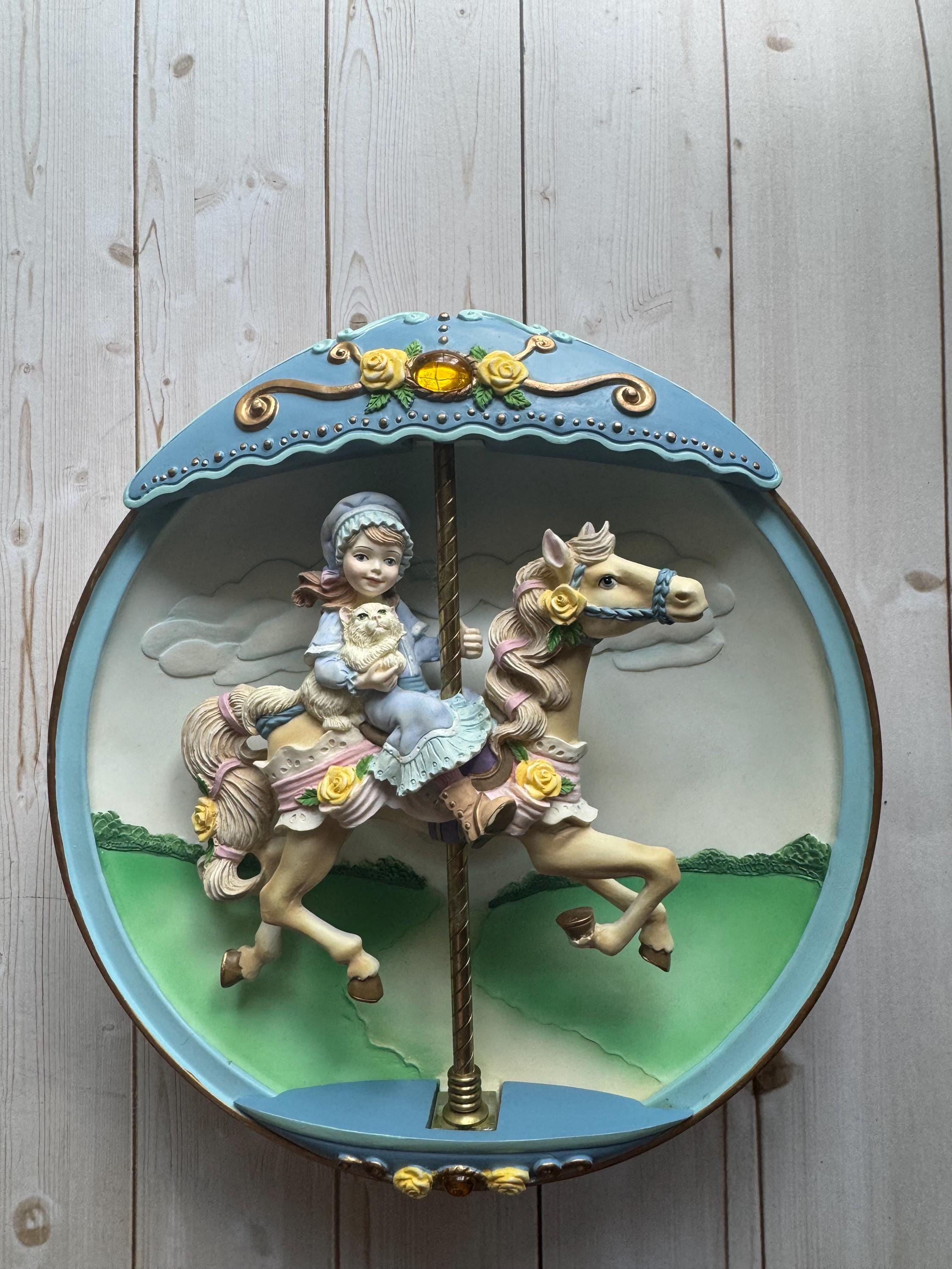 Vintage Bradford Exchange Carousel Daydreams Wishful Thinking