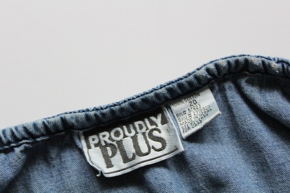 Vintage Proudly Plus Women's Denim Off The Should… - image 6