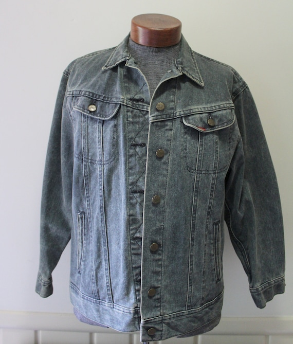 Vintage Ms Lee Women's Denim Jacket Size 11/12 19… - image 1