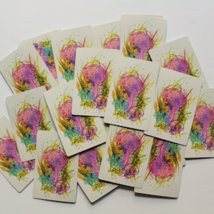 Vintage Stancraft Flower And Mushroom Pattern Double Pack Playing Card Decks 1960s