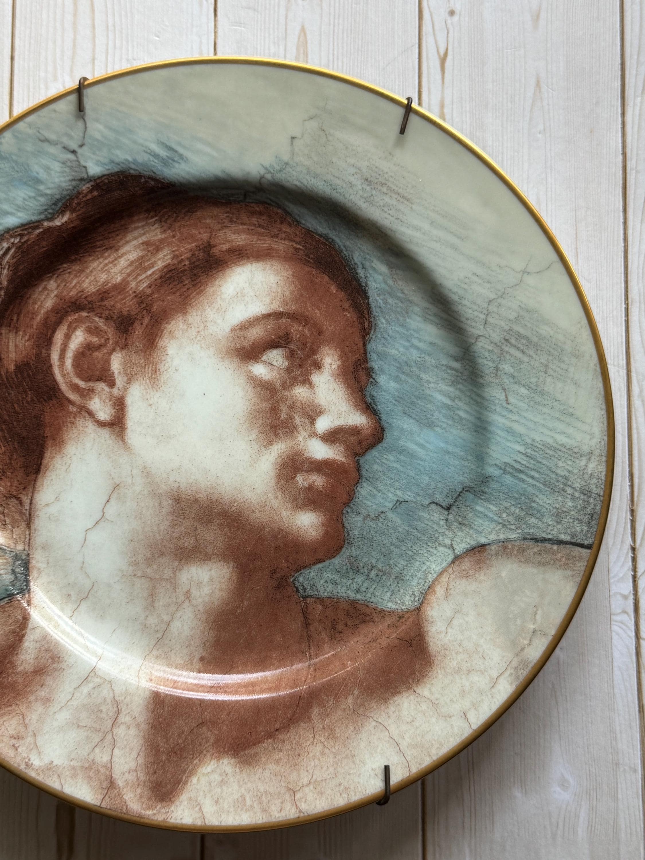 Vintage Fitz and Floyd Porcelain Michelangelo III Collectible