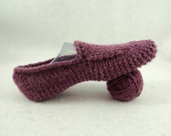 PDF Womens Knit Loafer Slipper Pattern