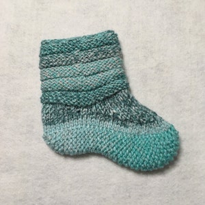 PDF Kids Slipper Sock Knit Pattern