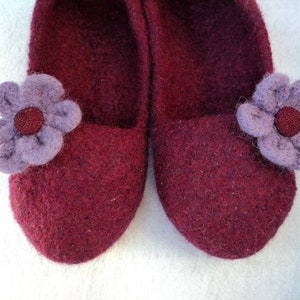 PDF Little Girls Ballet w/ Flower Slippers Felted Wool Knitting Pattern image 2