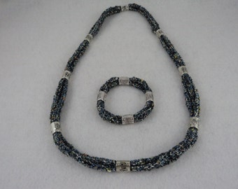 PDF Tri Cord Knit Necklace and Bracelet Pattern