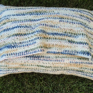PDF Crochet Pillow Pet Bed w/Blanket Pattern image 6