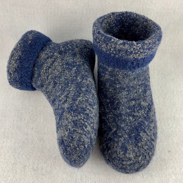 PDF Mens Boot Slippers Felted Knit Wool Pattern