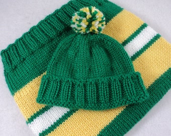 PDF Newest Little Sports Fan Baby Bunting Gift Set Knitting Pattern