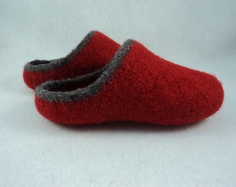 PDF Womens Scuff Slippers Felted Wool Knitting Pattern