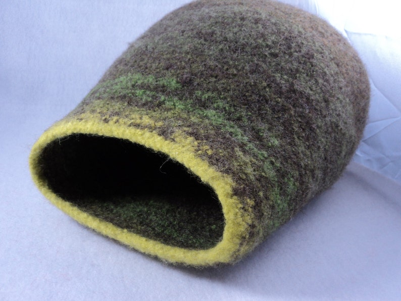 PDF Kitty Pod Cat Cave Felted Wool Knitting Pattern Etsy