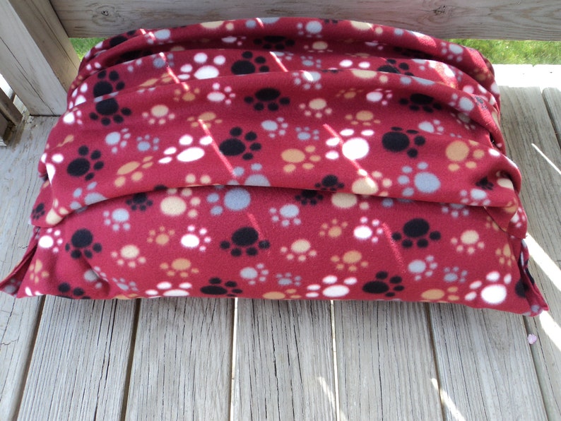PDF Fleece Pillow Pet Bed With Attached Blanket Sewing Pattern Etsy
