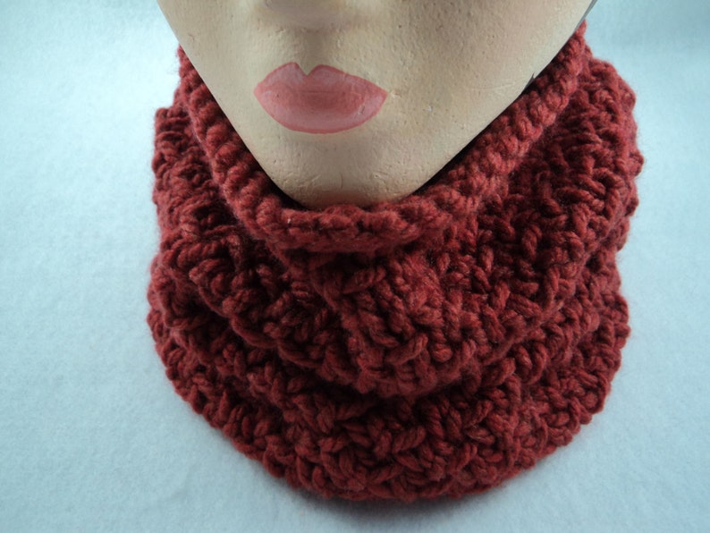 PDF 6 Chunky Neck Warmers Knit Pattern Deal image 2