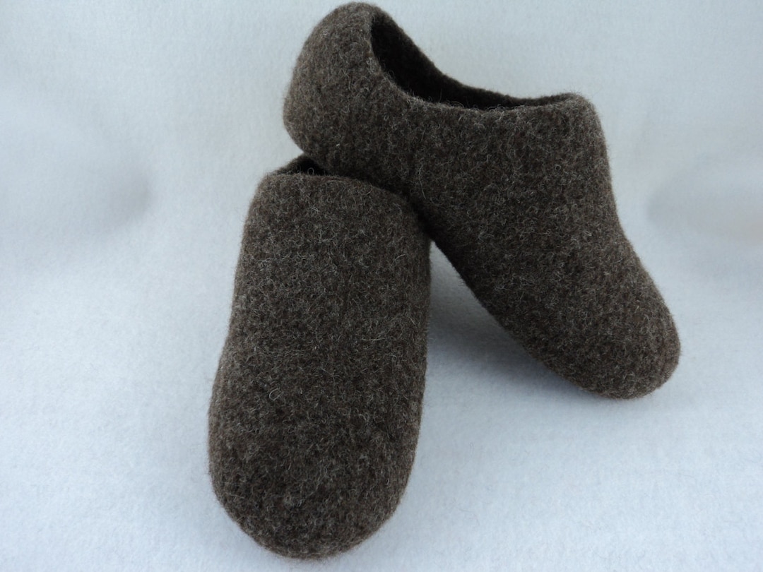 PDF Mens Felted Slippers Knit Wool Pattern Canada