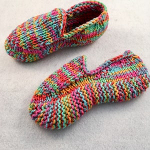 PDF Kids Knit Slipper Pattern (Instant Download) - Etsy