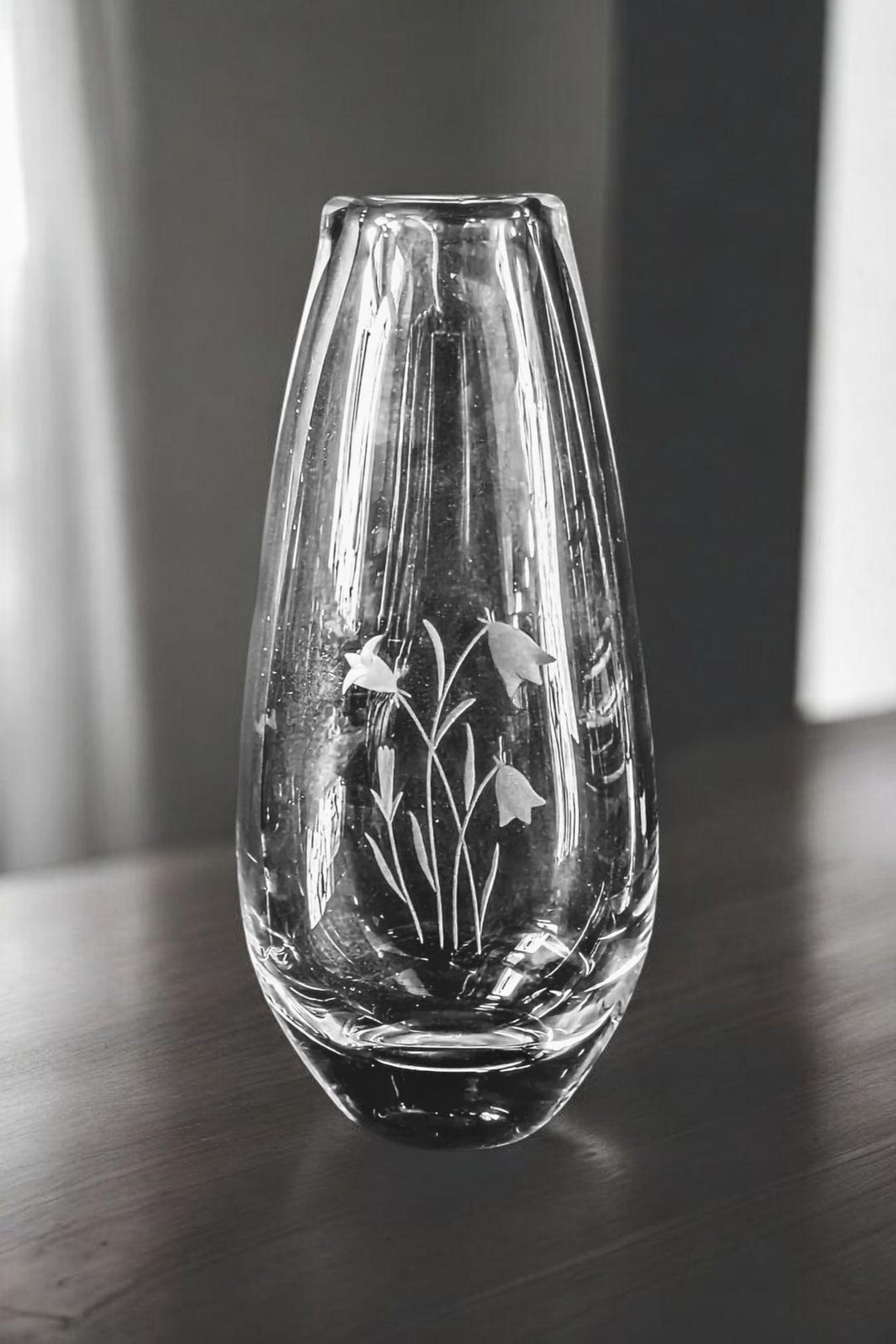 Image result for Oreffors Sweden Crystal Bud Vase, Floral Bluebell Design by Sven ...