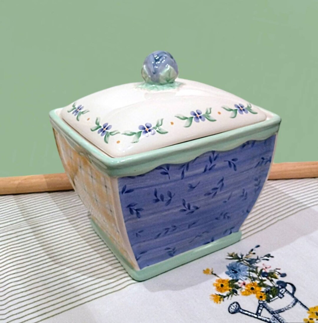 Pfaltzgraff summer Breeze Canisters, Choose From 3 Sizes Small, Med