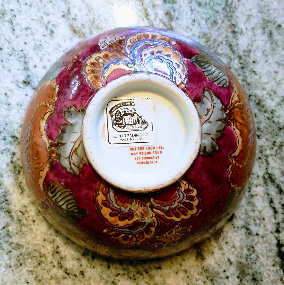 TOYO H.F.P. Macau Decorative Square Scalloped Rim Bowl Etsy