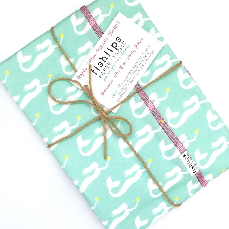 mermaid swaddle blanket