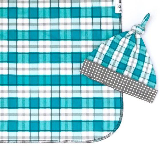 buffalo check swaddle