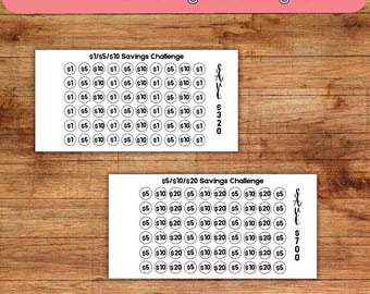 Desafíos de ahorro mínimo, Rastreador A6, Ahorros A6, Paquete de desafío de ahorro, Desafío financiero, Desafíos financieros, Rastreador de bajos ingresos