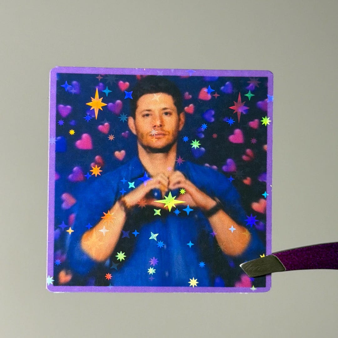 Dean Sticker Dean Supernatural Sticker Meme Sticker Holographic Trending Dean ...