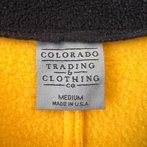 Sudadera vintage de Mickey Mouse de los años 90 con cremallera de un cuarto, talla M imagen 4