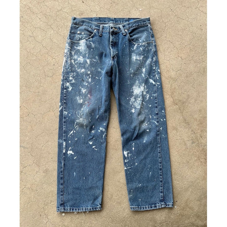 Vintage Wrangler painters jeans size 34x29 image 2