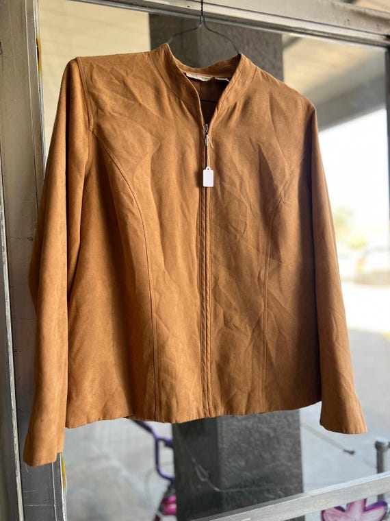 Vintage 1990's Studio Works Suede jacket size 18