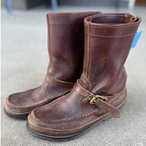 希少カラーRussell Moccasin ラッセルモカシン モックトゥ ブーツ RUSSELL MOCCASIN ラッセルモカシン サファリ”PH”ブーツ ブラウン