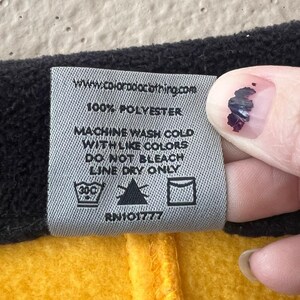 Sudadera vintage de Mickey Mouse de los años 90 con cremallera de un cuarto, talla M imagen 5