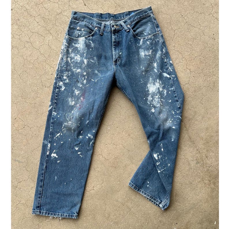 Vintage Wrangler painters jeans size 34x29 image 1