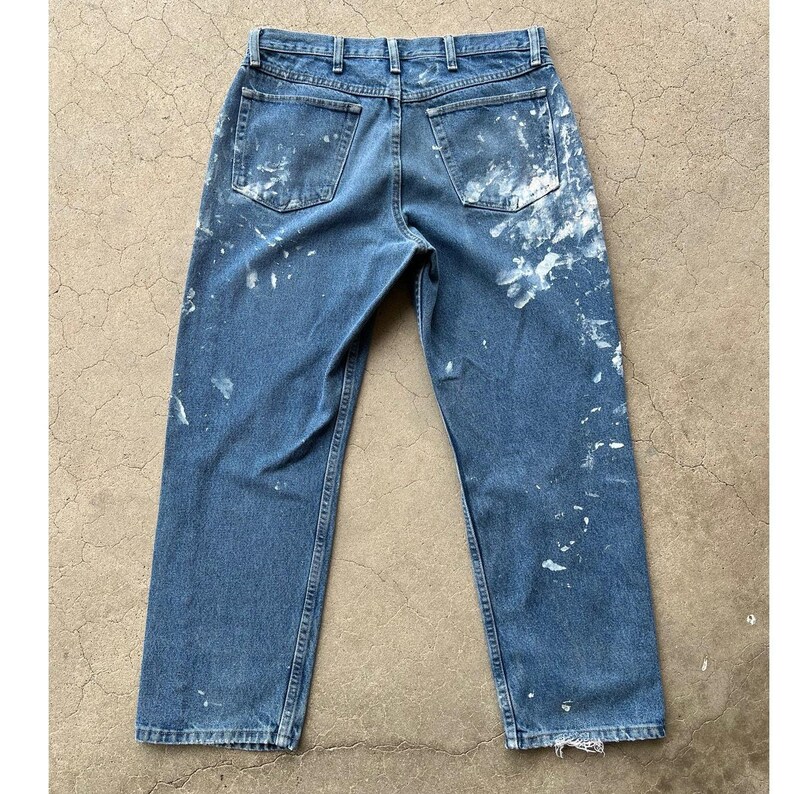 Vintage Wrangler painters jeans size 34x29 image 5