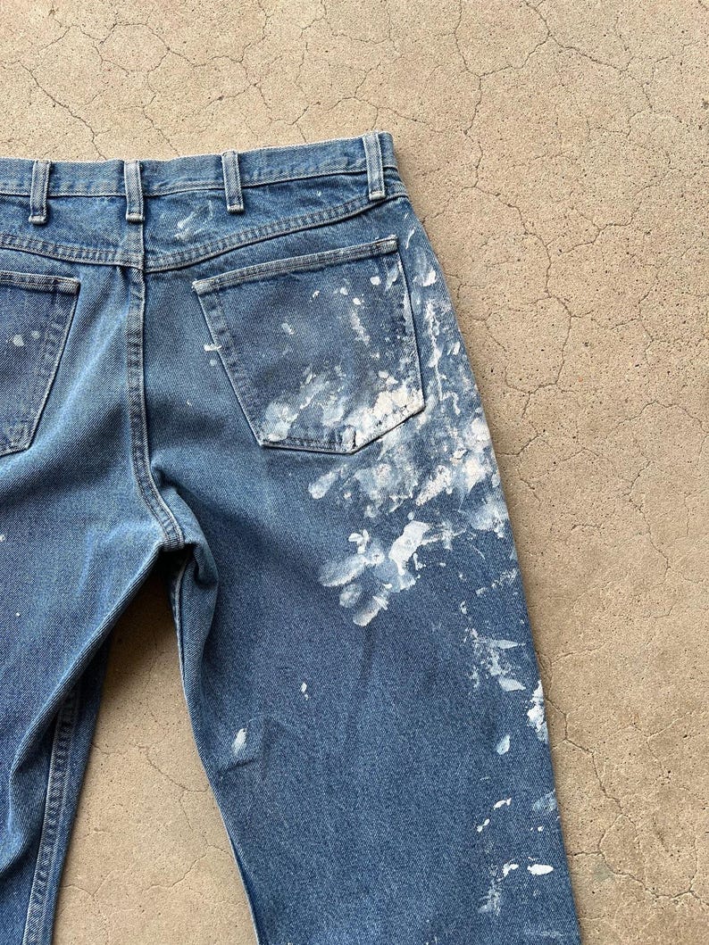 Vintage Wrangler painters jeans size 34x29 image 6